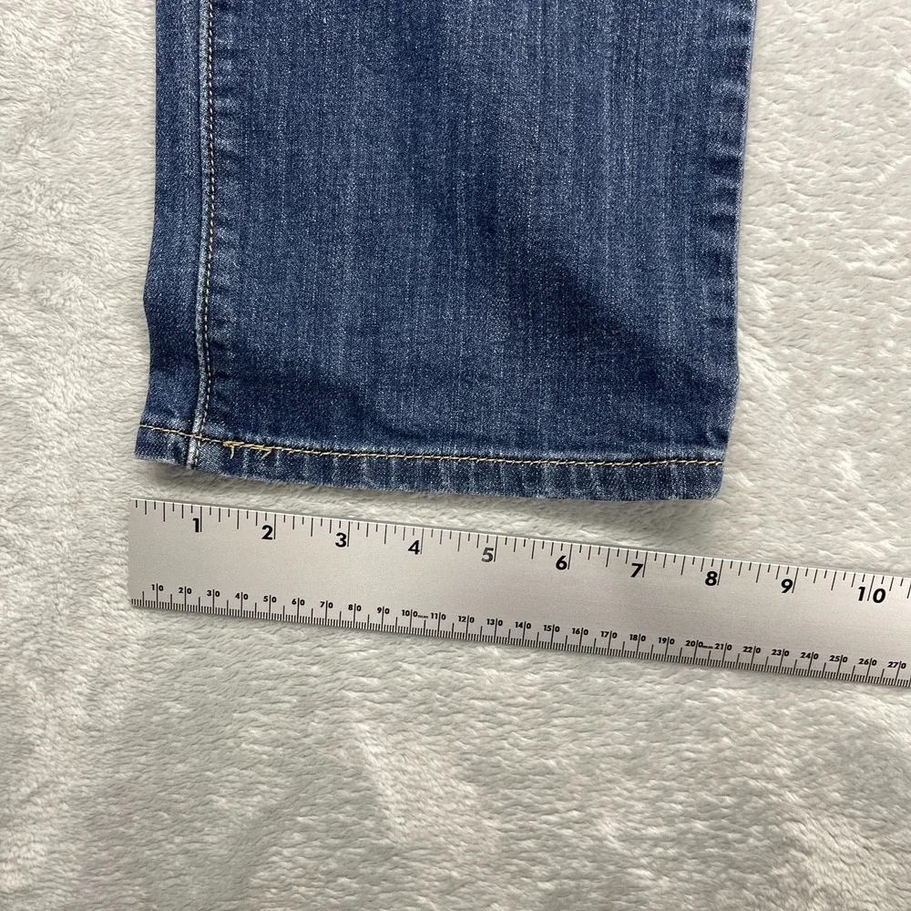 Levi's 505 Jeans Women's 14M‎ (34x30) Blue Denim Stretch Straight Leg Streetwear
